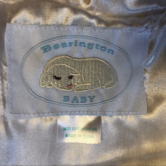 Bearington Baby Lamby White Lamb Hooded Coat - Picture 4 of 8